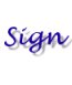 sign